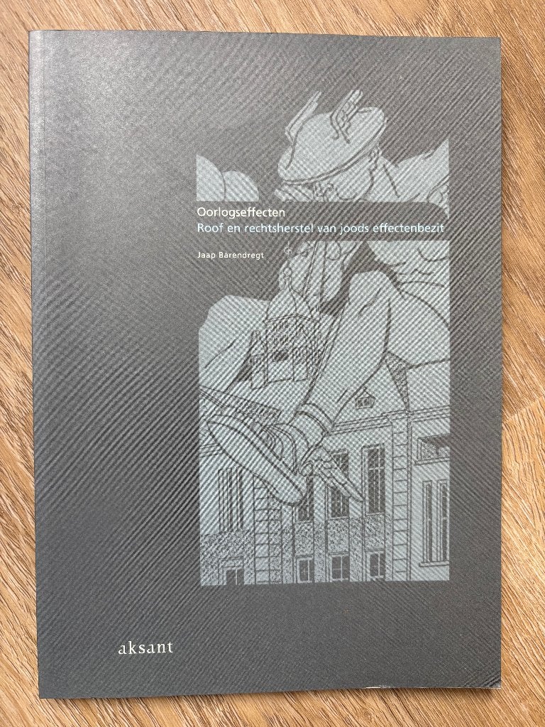 Oorlogseffecten "Roof en rechtsherstel joods effectenbezit", Ophalen of Verzenden, 20e eeuw of later, Nieuw, Diverse auteurs