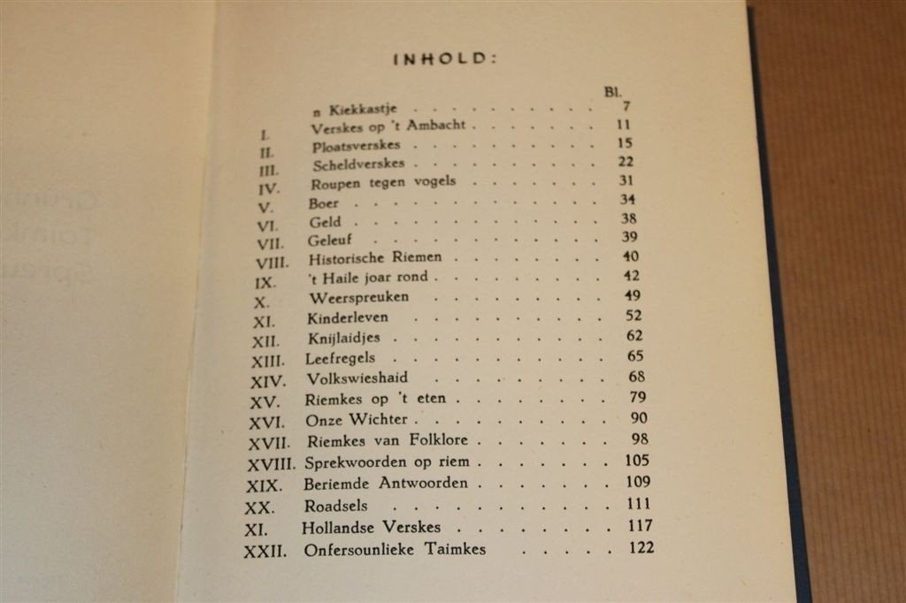 Grunneger Riemkes, Taimkes & Spreukjes [1951] — K. ter Laan, Ophalen of Verzenden, Gelezen