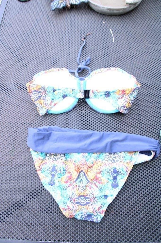 Bikini grijs/ kleur Beachlife mt 36 D cup Vaste prijs, Beachlife, Ophalen of Verzenden, Zo goed als nieuw, Bikini