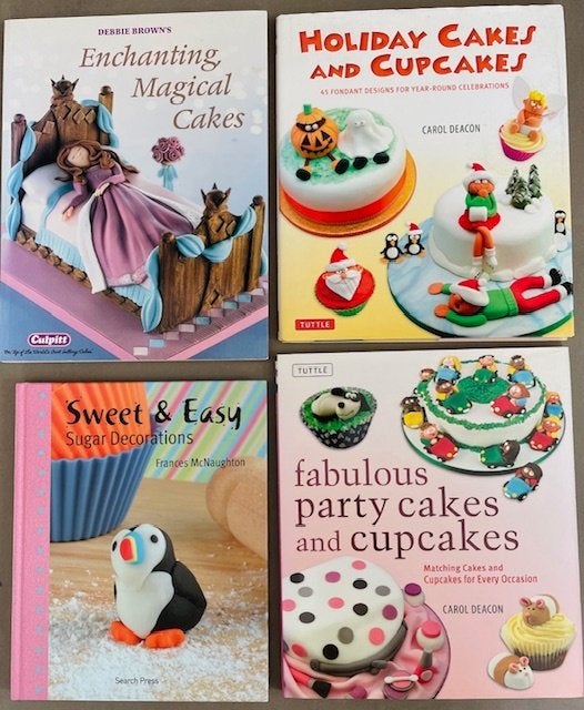 boeken voor taart- en cake decoratie, Ophalen of Verzenden, Zo goed als nieuw, Taarten of Cupcakes, Boek of Tijdschrift