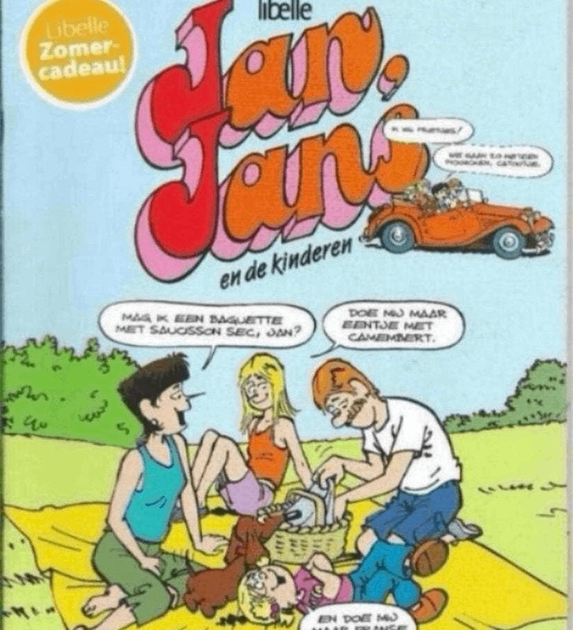 JAN JANS EN DE KINDEREN LIBELLE ZOMER CADEAU 2, Eén stripboek, Ophalen of Verzenden, Zo goed als nieuw