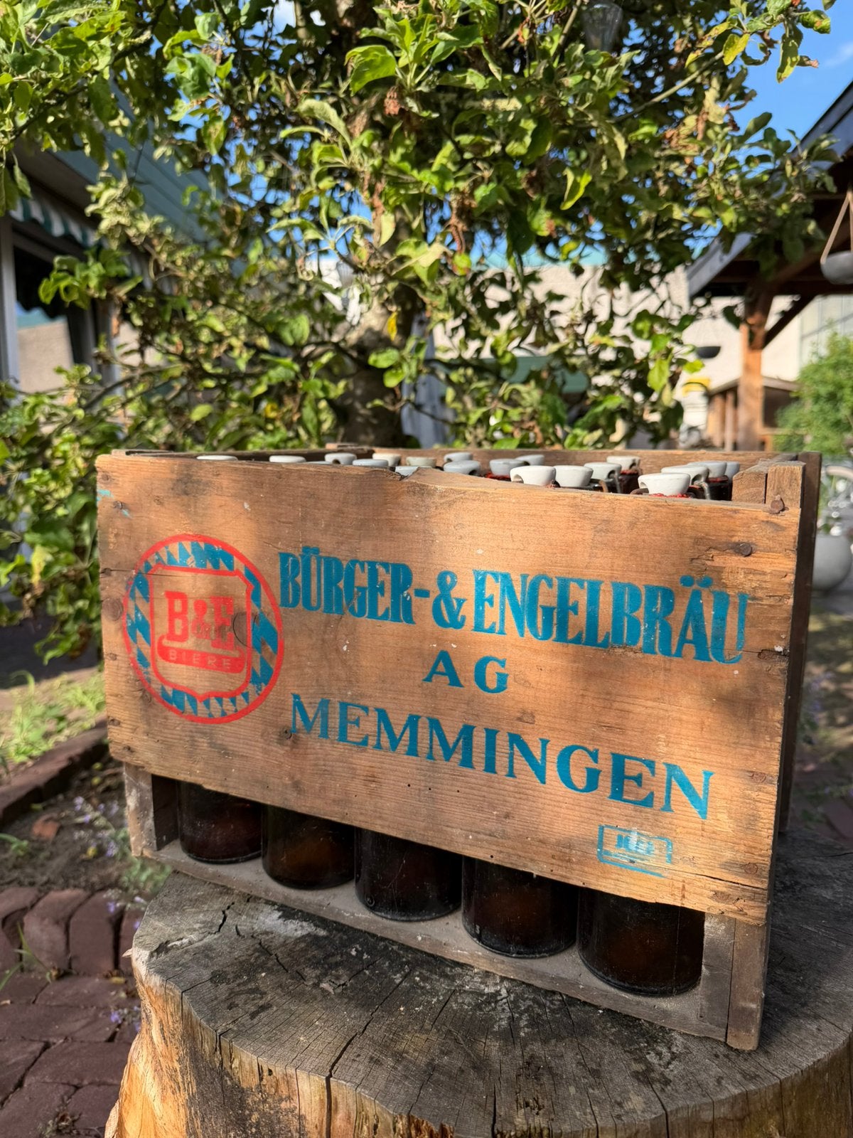 Vintage houten bierkrat geen heineken amstel grolsch, Verzamelen, Ophalen, Gebruikt, Flesje(s), Overige merken