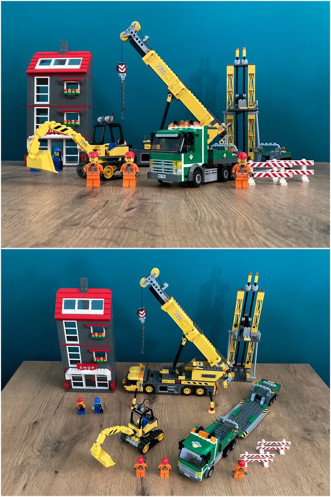 Lego City 7633 Construction Site, Ophalen, Gebruikt