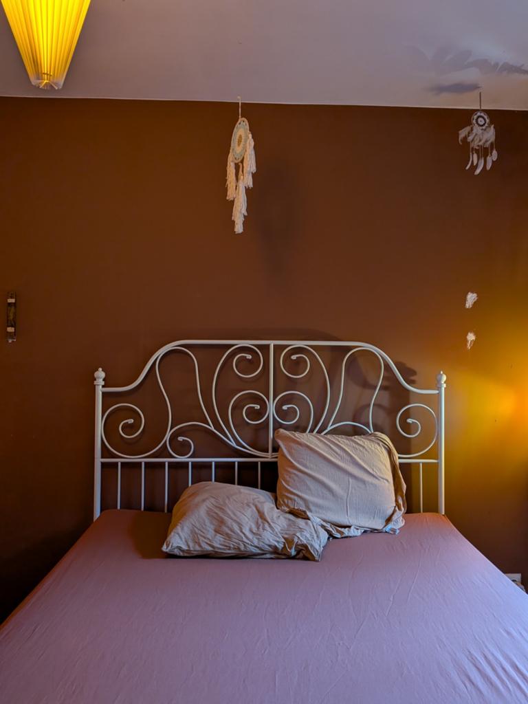 Bed ikea (160 bij 200 incl lattebodems), Ophalen of Verzenden, Tweepersoons