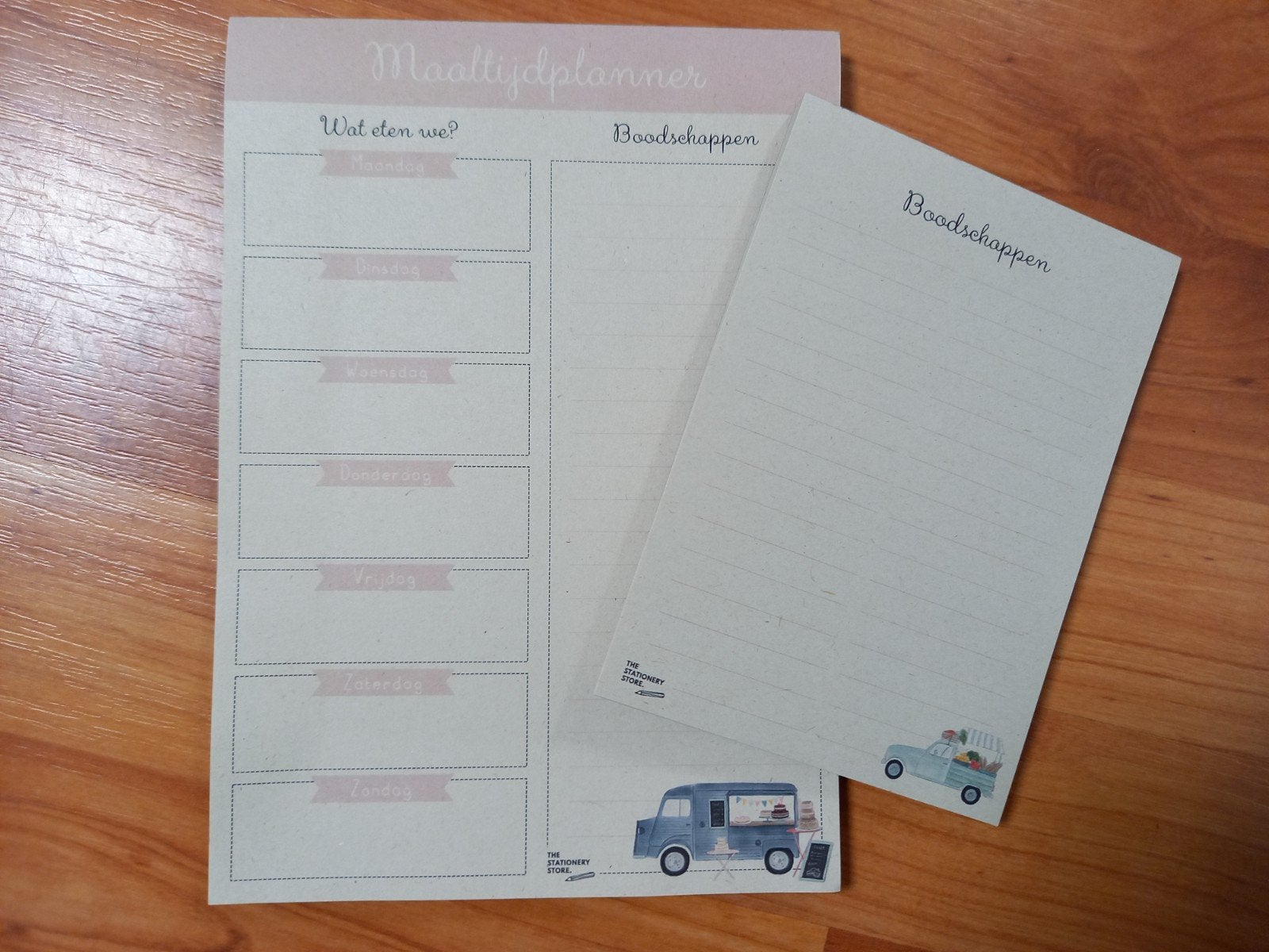 Maaltijdplanner  + boodschappen lijstje Happy camper,Nieuw, Ophalen of Verzenden, Nieuw