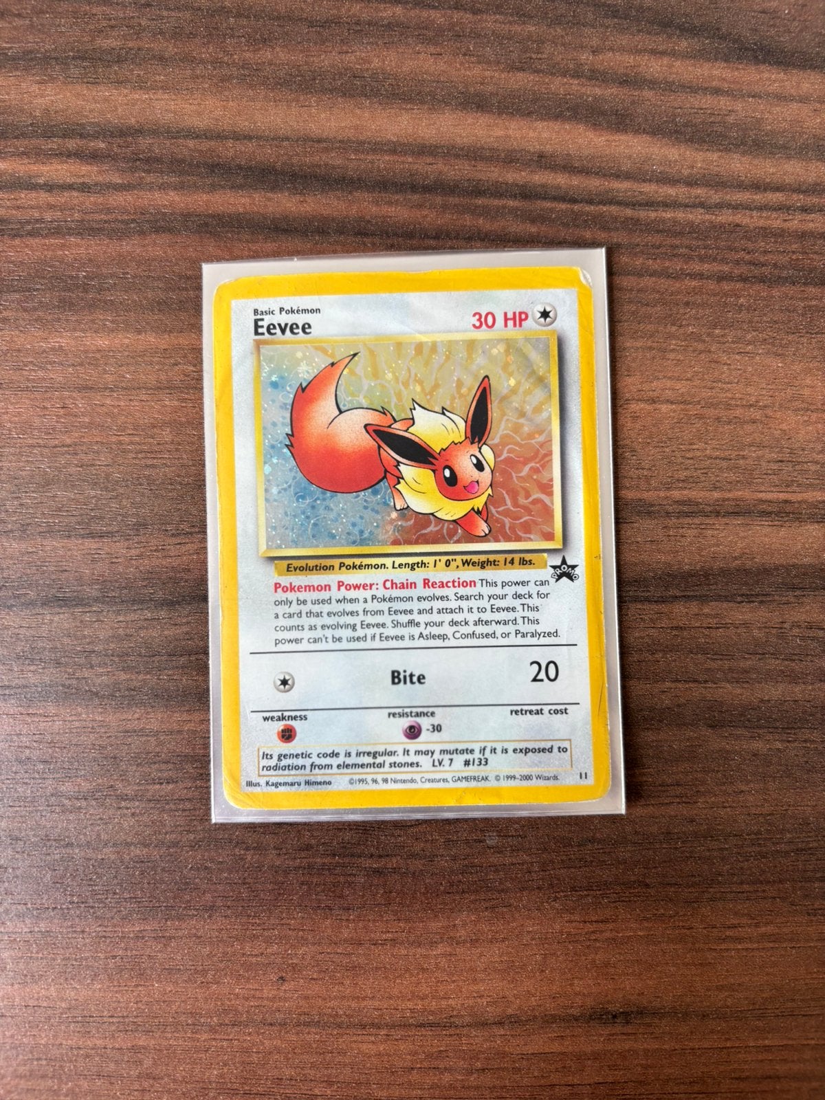 Eevee 11, Verzamelen, Ophalen of Verzenden, Zo goed als nieuw, Speelkaart(en)