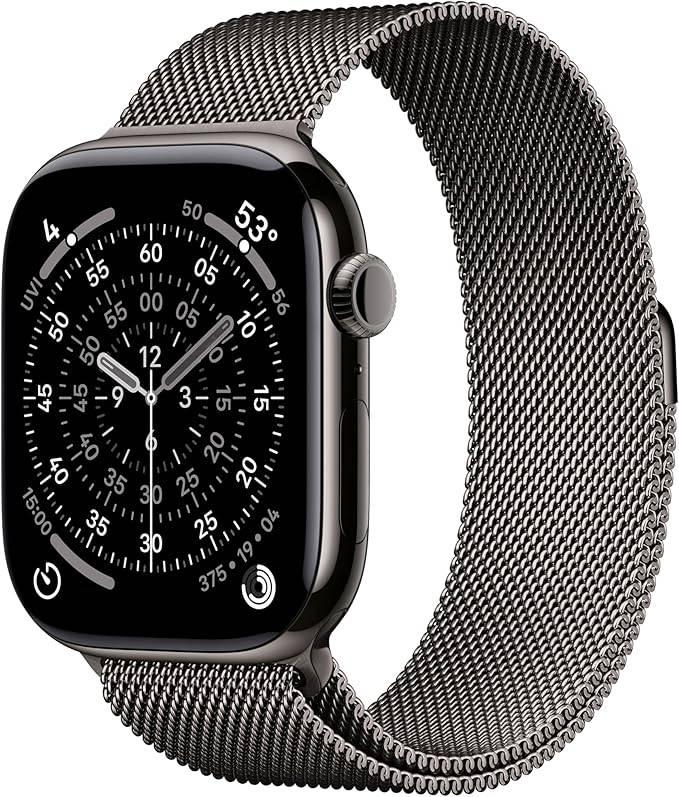 Apple Watch series11 46mm Milanese Lp M/L CEL / Nieuwstaat, Apple Park Way Cupertino, Apple, Zo goed als nieuw, Info@apple.com