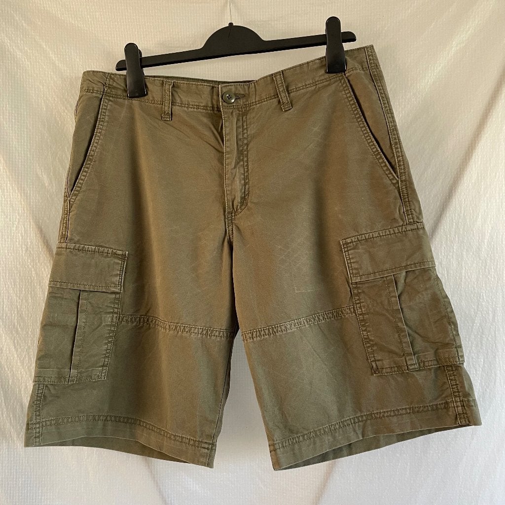 Jack & Jones Cargo heren short, maat L, olijfgroen katoen., Kleding | Heren, Broeken en Pantalons, Maat 52/54 (L), Ophalen of Verzenden