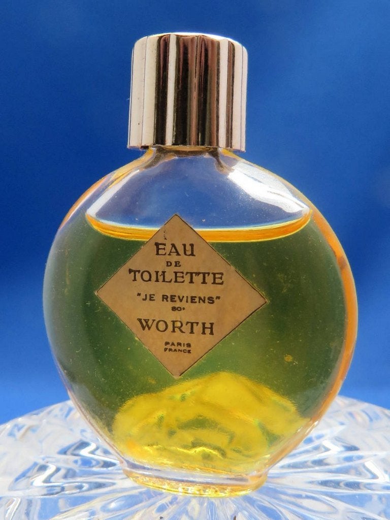 Mini - WORTH - Je Reviens - 7ml - edt - 5,1cm, Ophalen of Verzenden, Gebruikt, Miniatuur, Gevuld