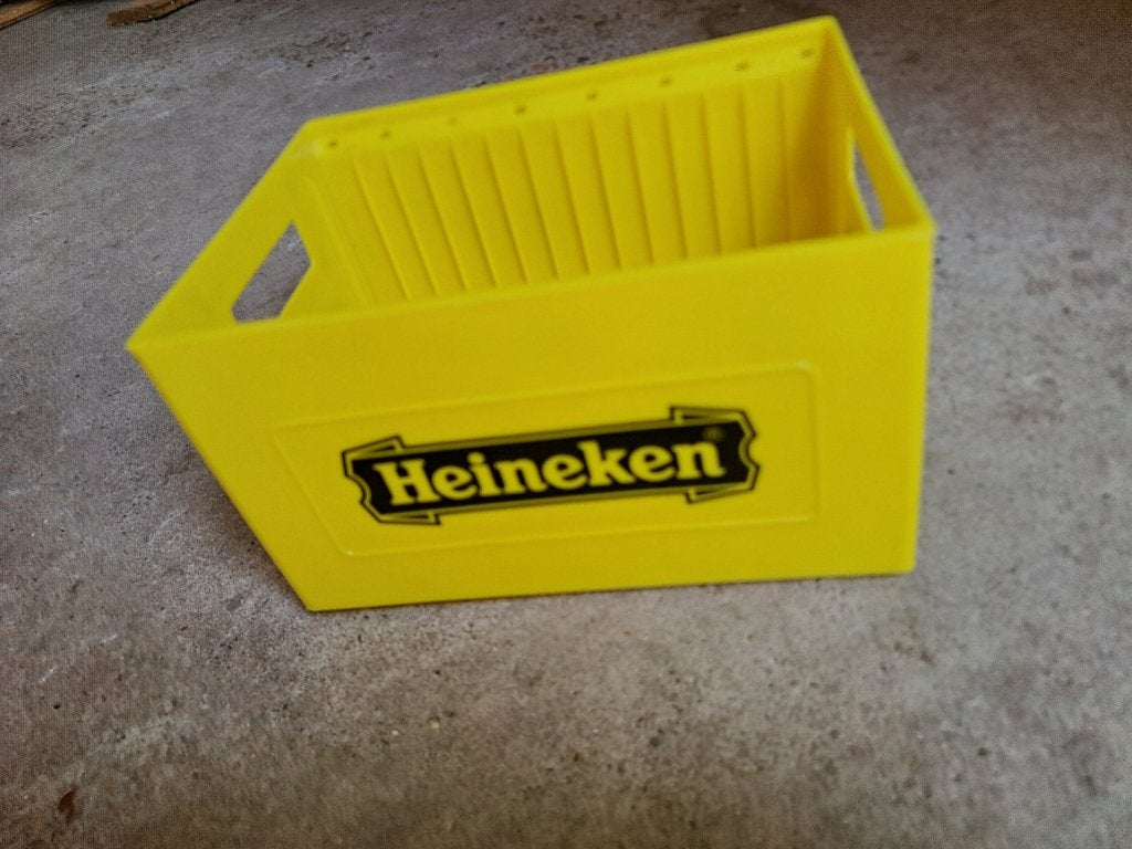 Heineken geel kratje, Ophalen of Verzenden, Zo goed als nieuw, Overige typen, Heineken