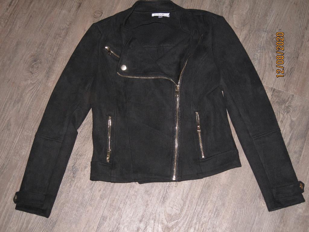 Lulu Love zwarte jas maat S, Kleding | Dames, Zwart, Ophalen of Verzenden, Lulu Love, Maat 36 (S)