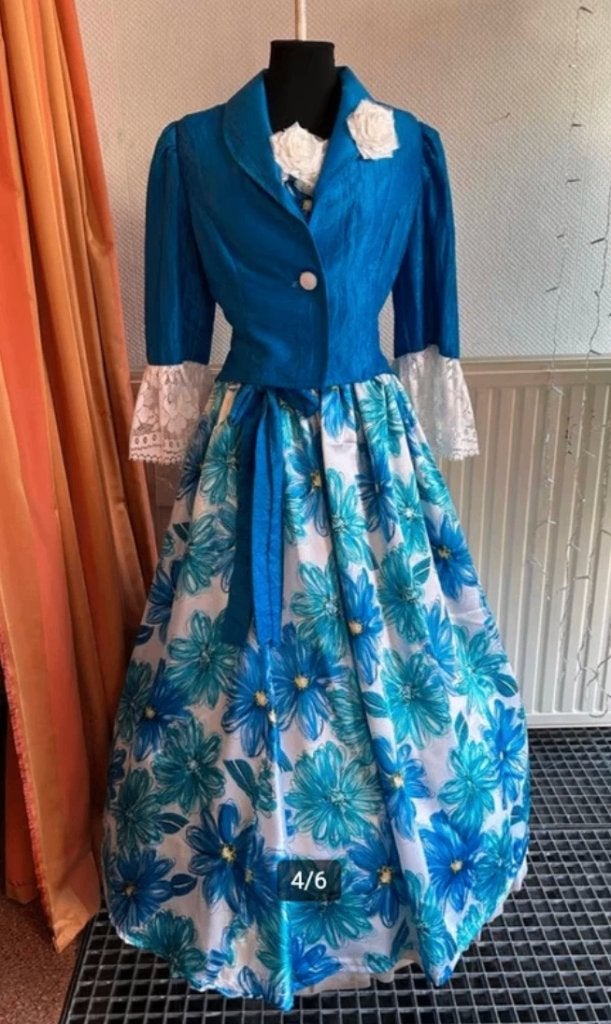 Prachtig 3-delig Victoriaans Kostuum, Ophalen of Verzenden, Zo goed als nieuw, Bovenkleding