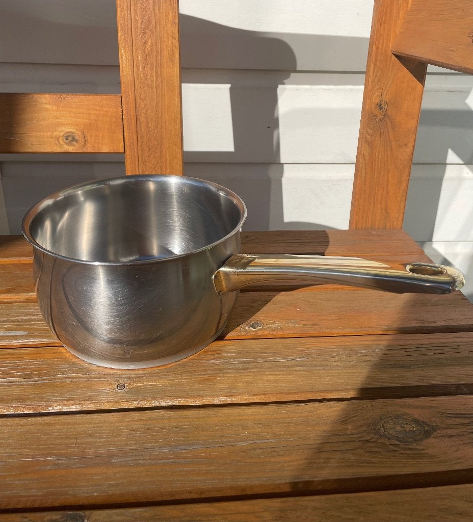 Alva steelpan - 16 cm diameter pan, Huis en Inrichting, Keuken | Potten en Pannen, Ophalen of Verzenden, Rvs