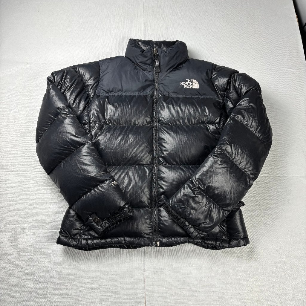 The North Face Nuptse donsjas 700, Kleding | Heren, Verzenden, Zwart, Zo goed als nieuw, The North Face