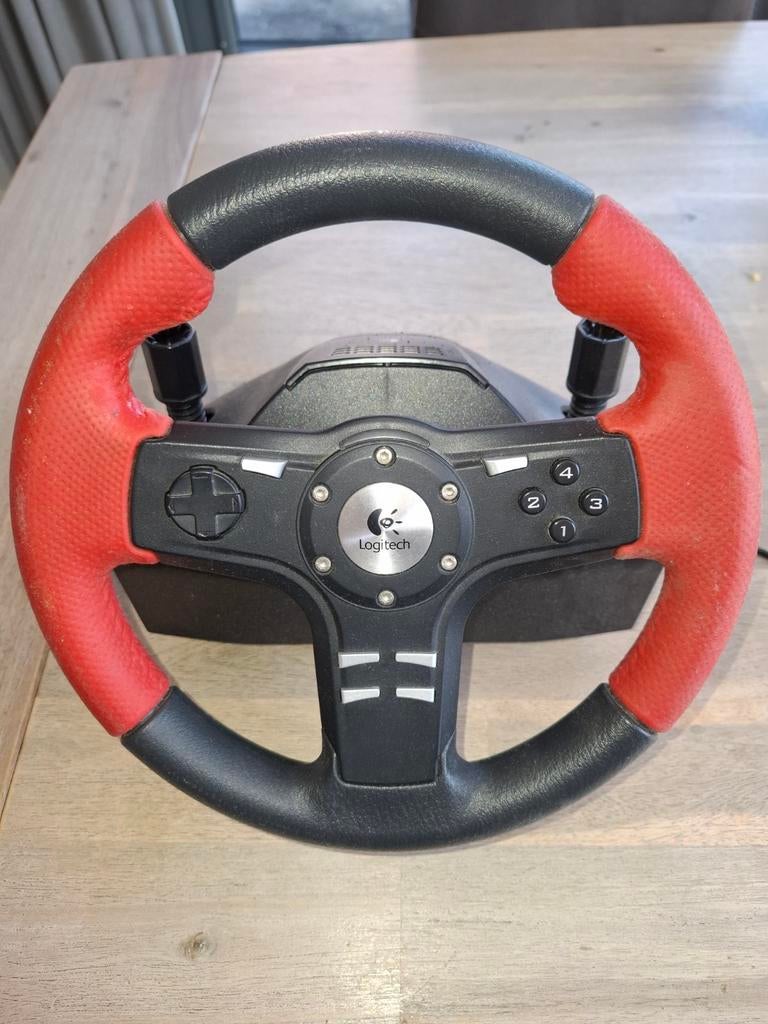 Logitech force feedback stuur met pedalen, Ophalen of Verzenden