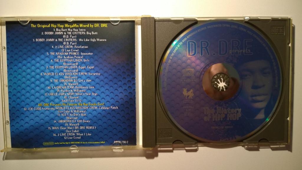 Dr. Dre Presents The History Of Hip Hop, Ophalen of Verzenden, 1985 tot 2000, Zo goed als nieuw