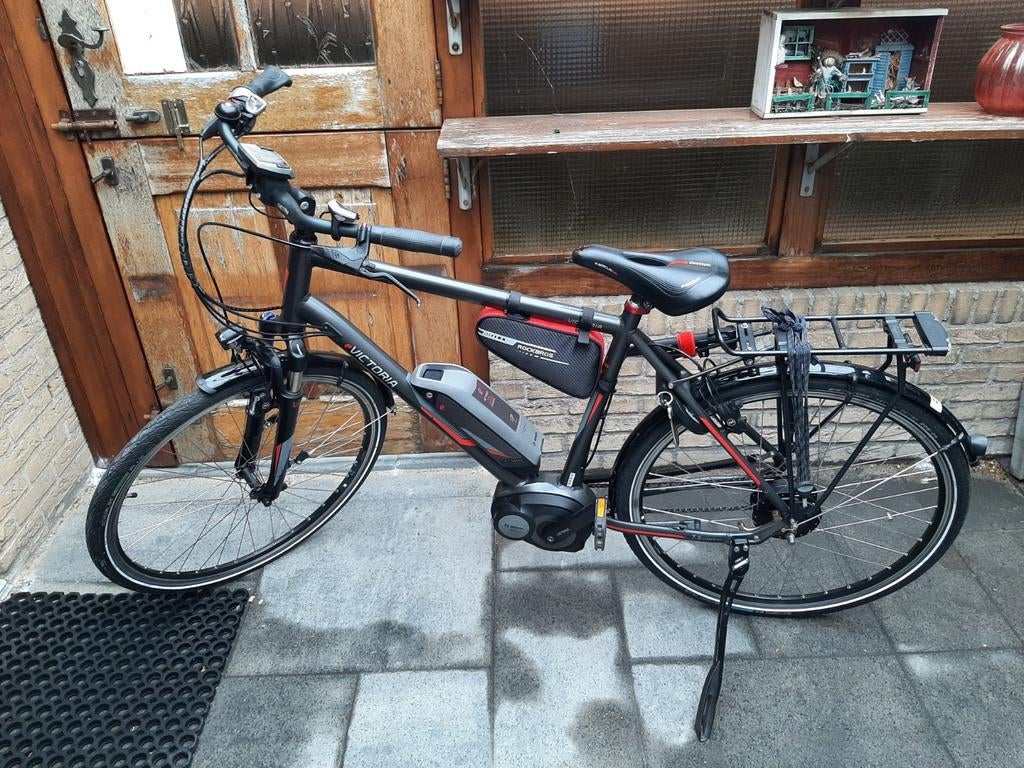 victoria heren e bike trekking 7.8 te koop of ruilen, Fietsen en Brommers, Elektrische fietsen, Zo goed als nieuw, 50 km per accu of meer