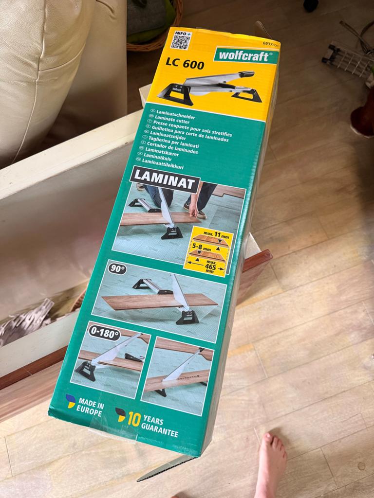 Wolfcraft LC 600 laminaatsnijder - Nieuw in doos, Ophalen of Verzenden, Nieuw