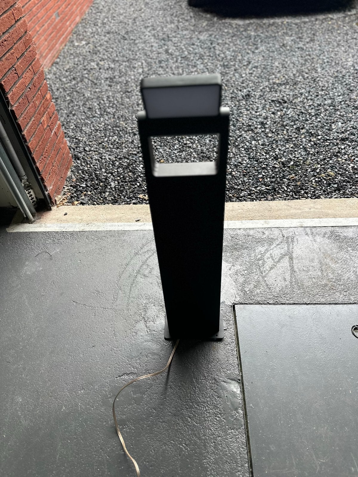 Lampinno Buiten Bollard Licht 10W LED Zwart, Ophalen, Minder dan 50 watt, Netvoeding, Vloerlamp
