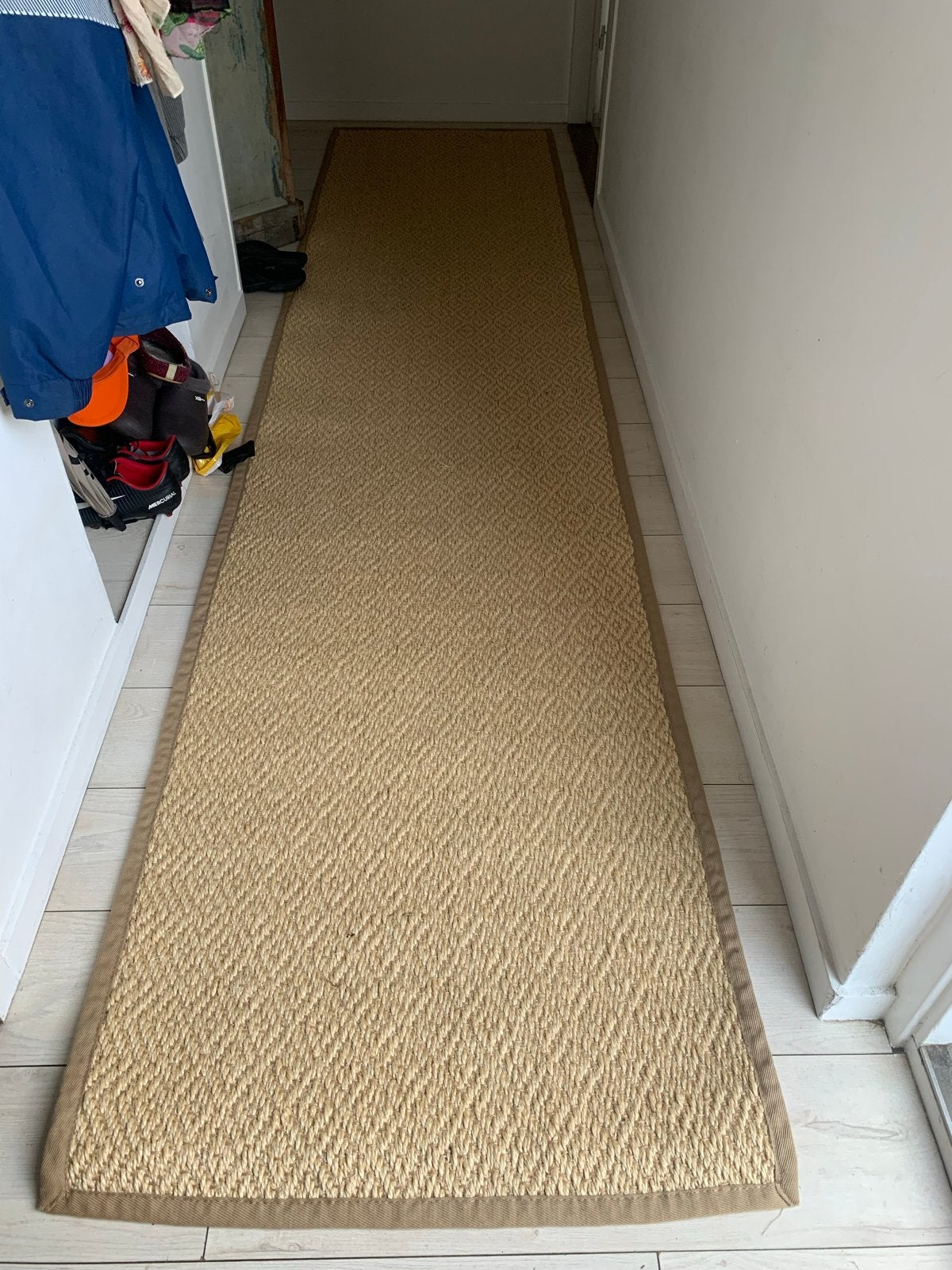 IKEA VISTOFT Vloerkleed 80x350 cm - Natuurlijke look, Beige, Natuurlijk, Rechthoekig, Nieuw