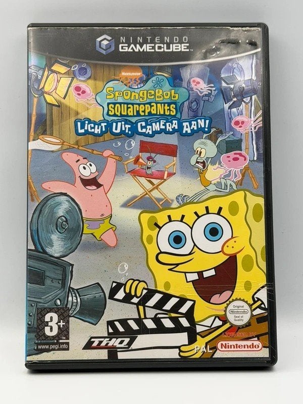 SpongeBob SquarePants Lights Camera Pants GameCube, Spelcomputers en Games, Games | Nintendo GameCube, Nintendo, Nintendo, 1 speler