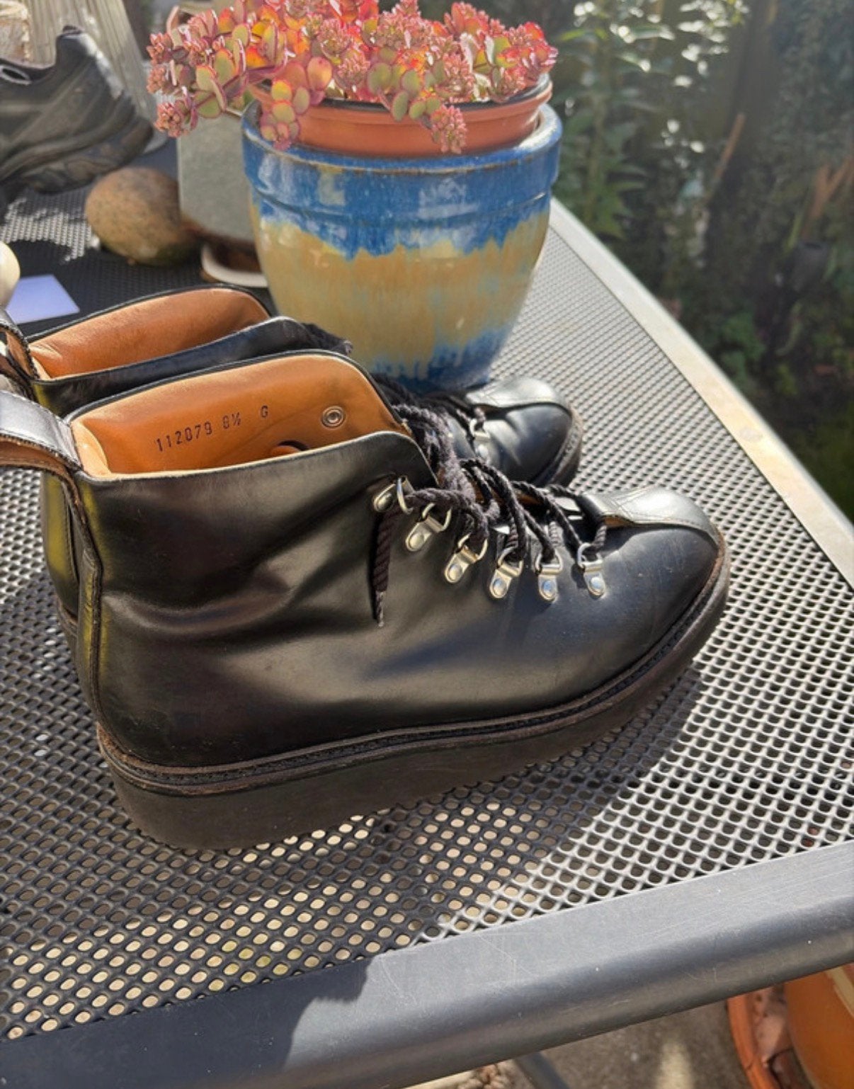 Grenson Bobby Hiking Boot 43 Zwart, Zwart, Ophalen of Verzenden, Zo goed als nieuw, Wandelschoenen of Bergschoenen