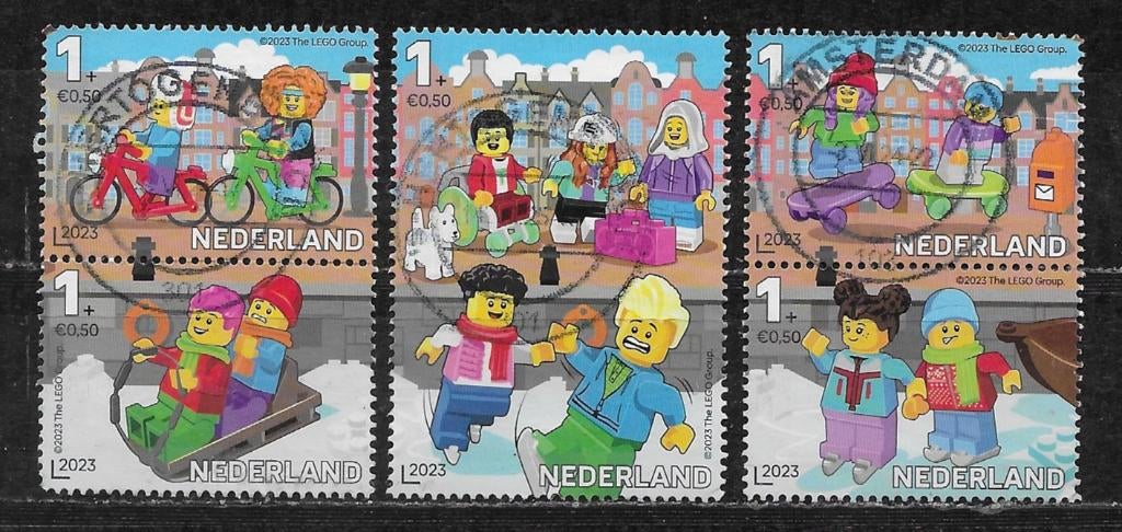 2023, Kinderzegels Lego, serie [4148a-e] (K9418), Postzegels en Munten, Ophalen of Verzenden