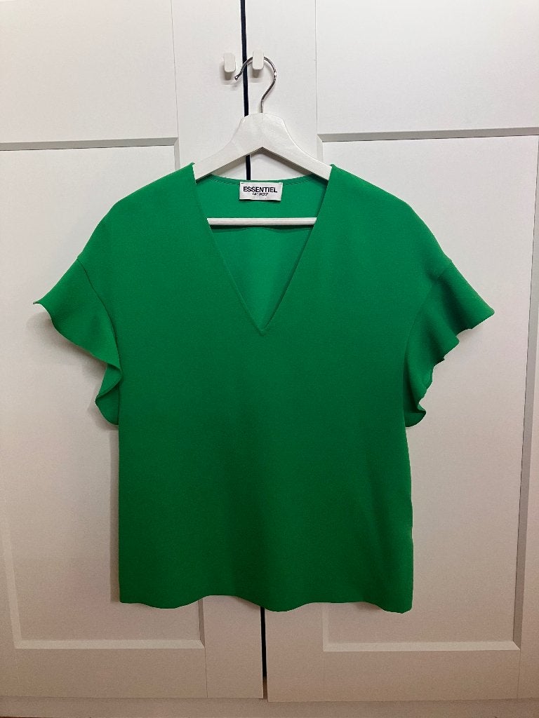 NIEUW ESSENTIEL Antwerp top / tuniek - 36 - groen, Nieuw, Ophalen of Verzenden, Essentiel Antwerp, Maat 36 (S)