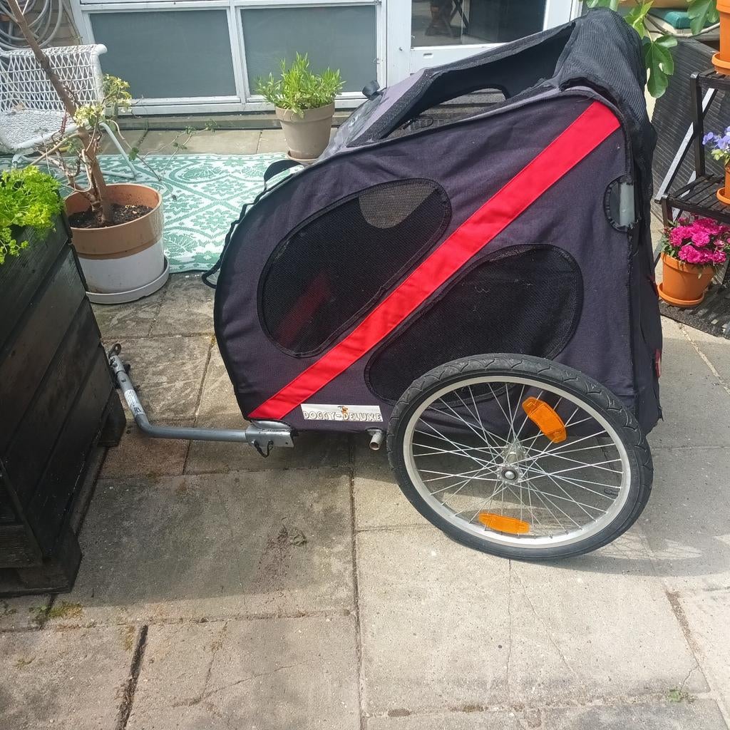 Doggy deluxe fietskar hondenkar, Ophalen, Gebruikt, Onbekend, 20 tot 40 kg