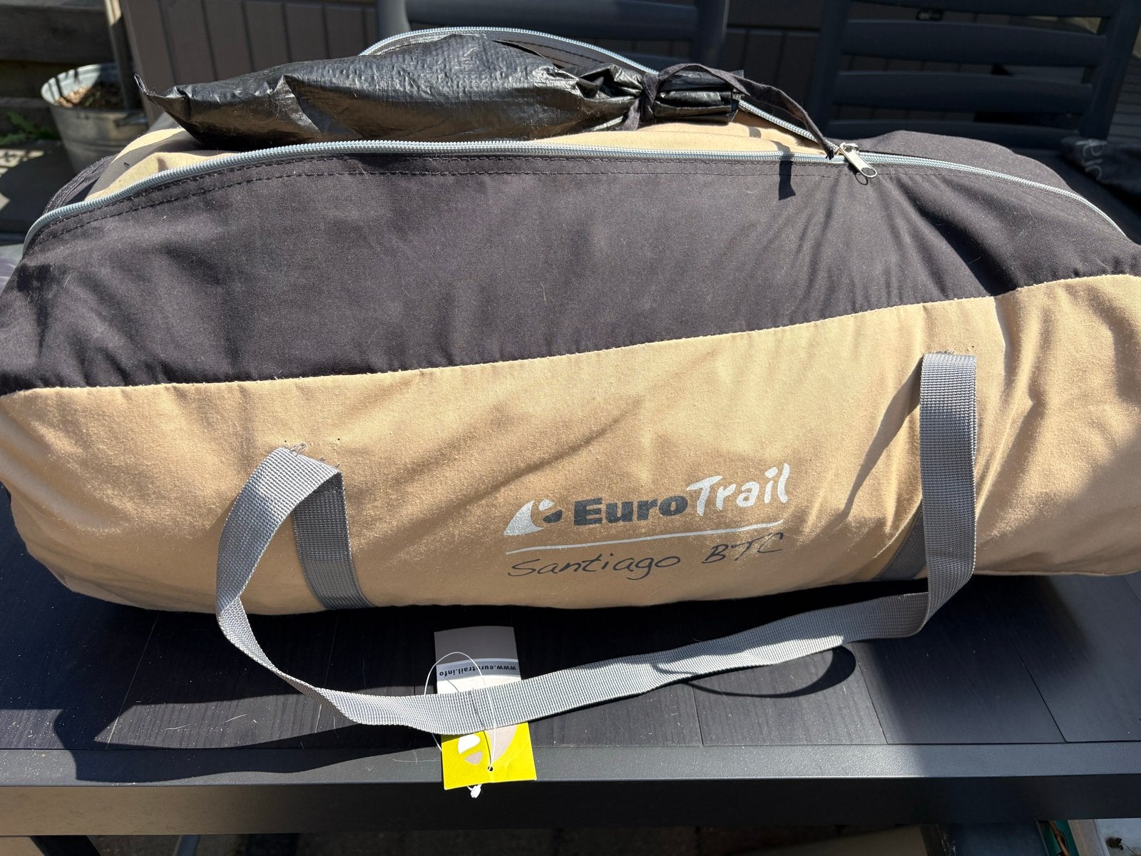 EuroTrail Santiago 120 BTC Tent 1 keer opgezet niet gebruikt, Ophalen, Nieuw, Tot en met 3