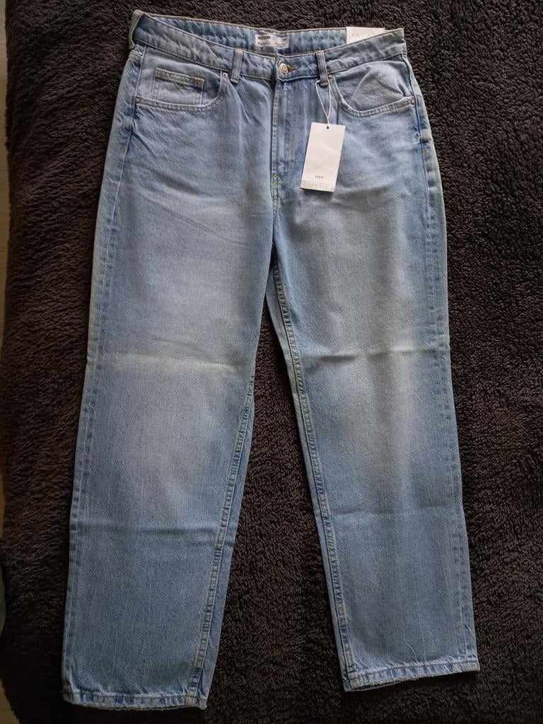 Bershka mom jeans (44), Blauw, Nieuw, W33 - W36 (confectie 42/44), Bershka
