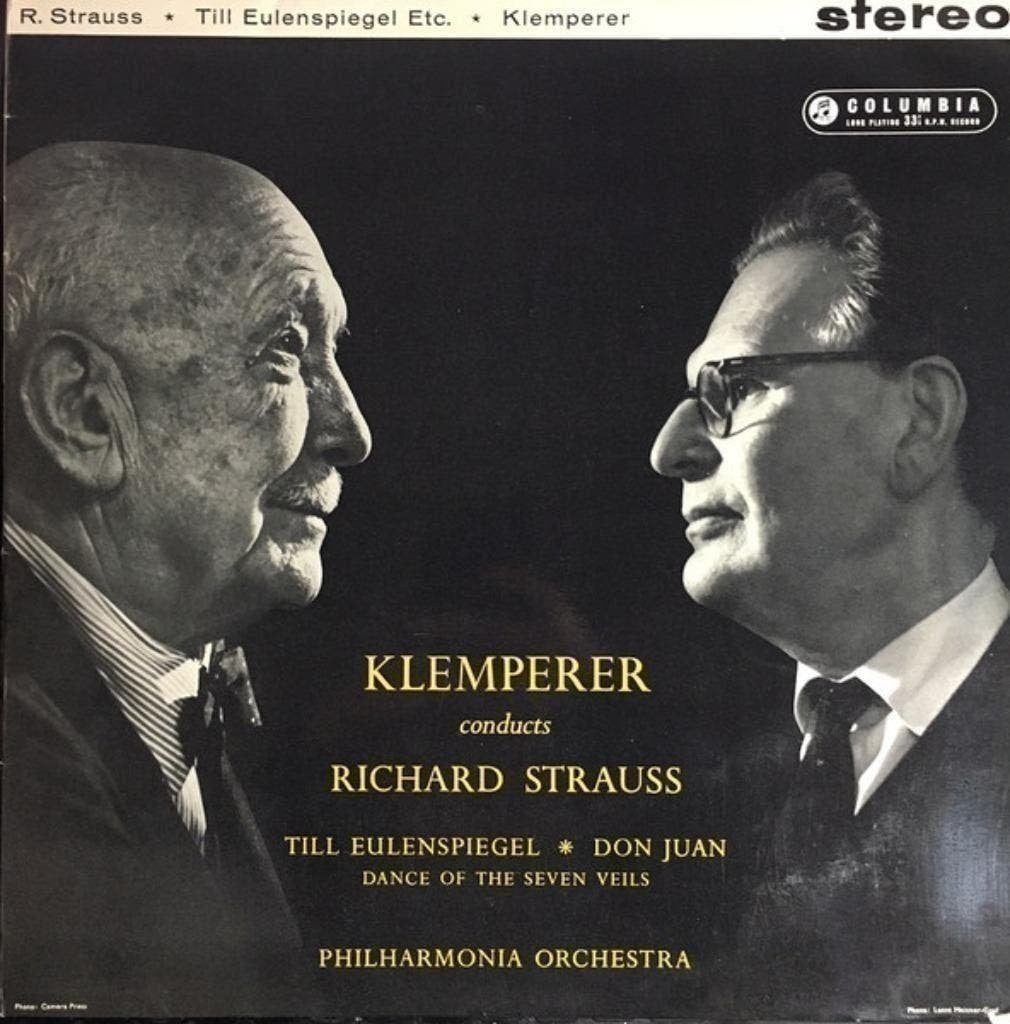 Klemperer Conducts Richard Strauss Columbia – SAX 2367, Kamermuziek, Ophalen of Verzenden, Zo goed als nieuw, 12 inch