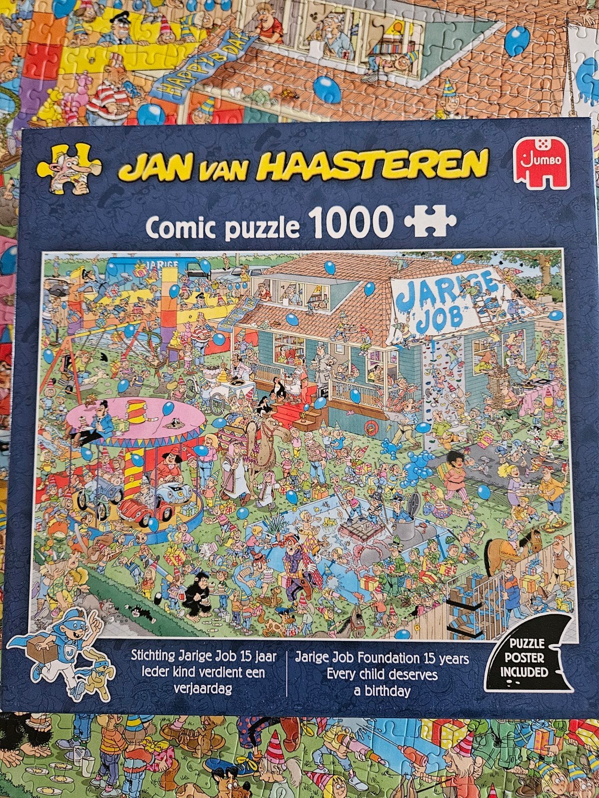 Jan Van Haasteren puzzel 1000 stuks, Ophalen of Verzenden, 500 t/m 1500 stukjes, Zo goed als nieuw