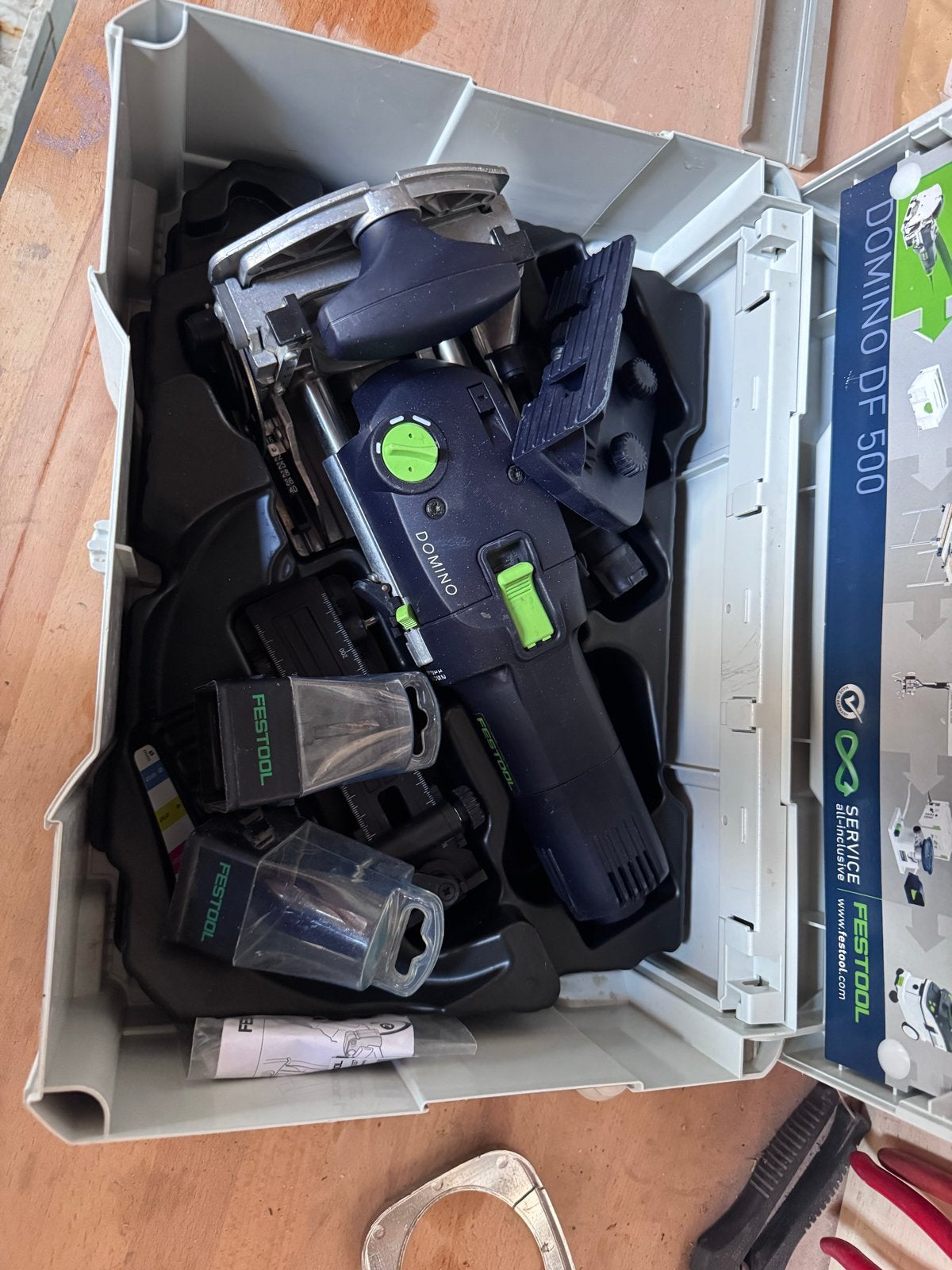 Festool Domino DF 500 Q-Plus freesmachine