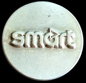 Smart auto pin- zilverkleur, Verzenden, Nieuw, Transport, Speldje of Pin