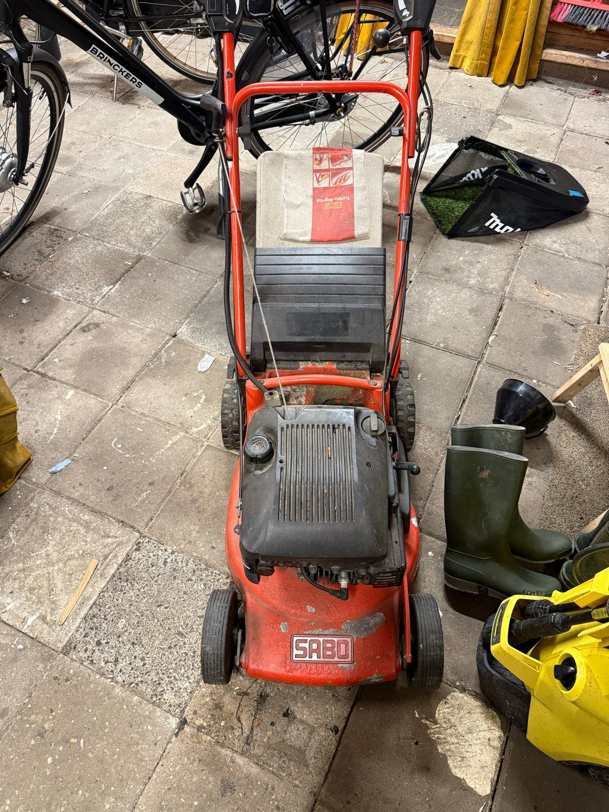 Sabo 43-4 EA Turbo Star Benzine Grasmaaier, Ophalen, Cirkelmaaier, Gebruikt, 40 t/m 49 cm
