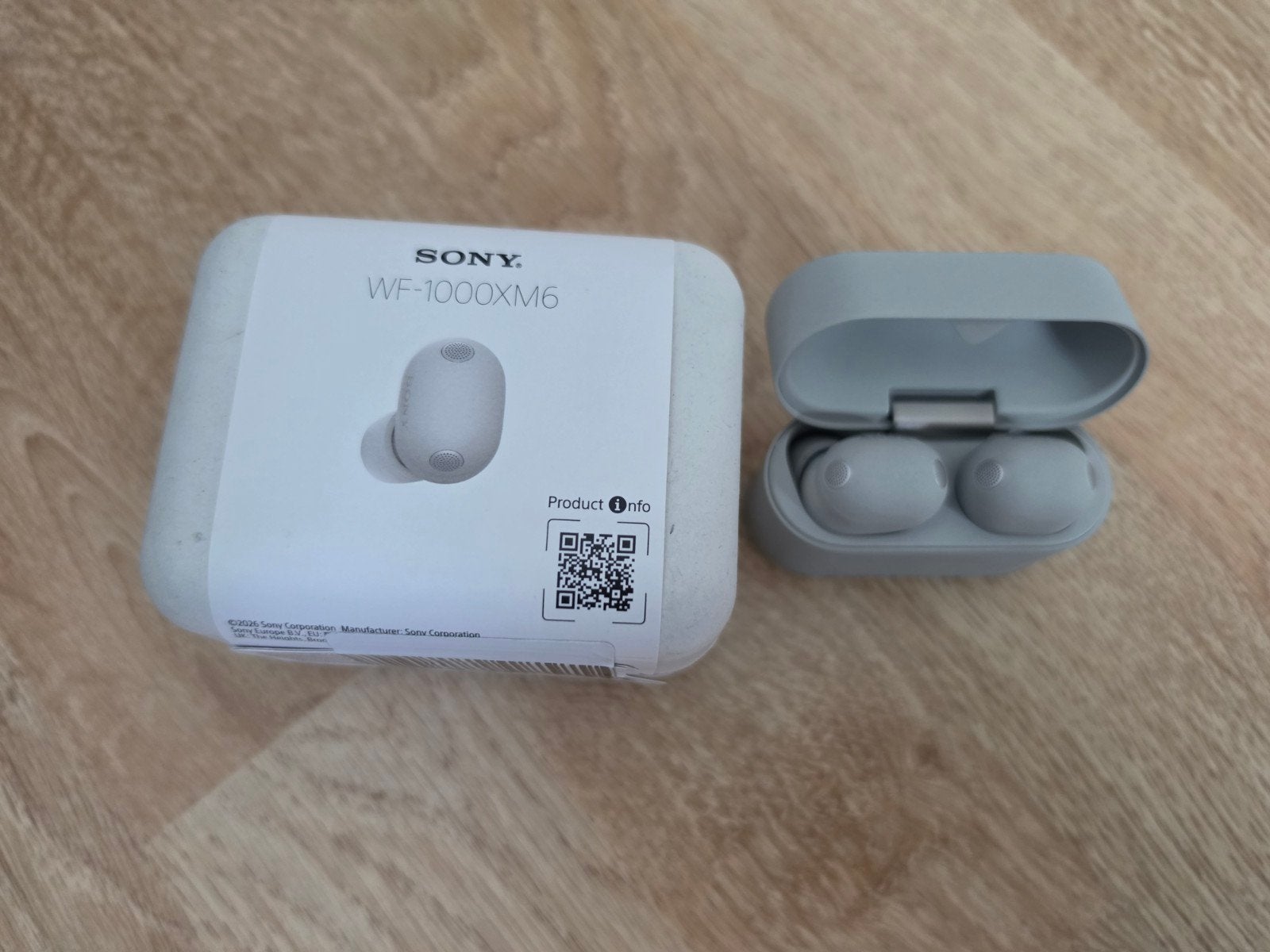 Sony WF-1000XM6 In-ear Buds platinum silver