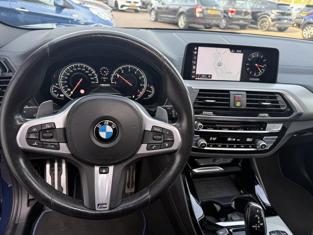 BMW X3 M40i xDrive High Executive HEAD-UP/PANO/ACC *ALL-IN P, Automaat, 12 maanden, Gebruikt, Blauw