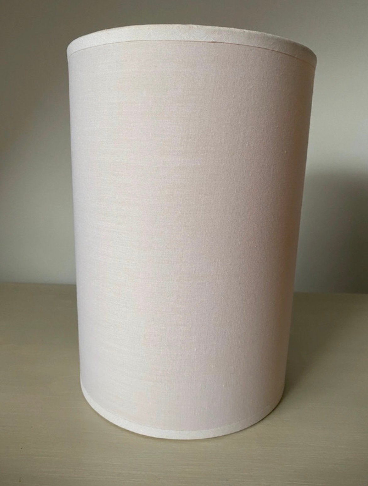 Witte langwerpige lampenkap, Ophalen of Verzenden, Zo goed als nieuw, Wit, Rond