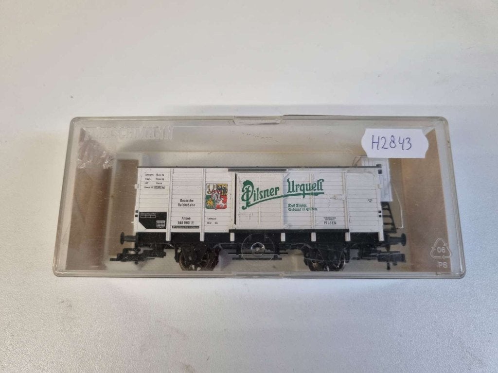 Fleischmann 5357K - Bierwagen "Pilsener Urquel" van de DRG, Gelijkstroom, Fleischmann, Wagon, Ophalen of Verzenden