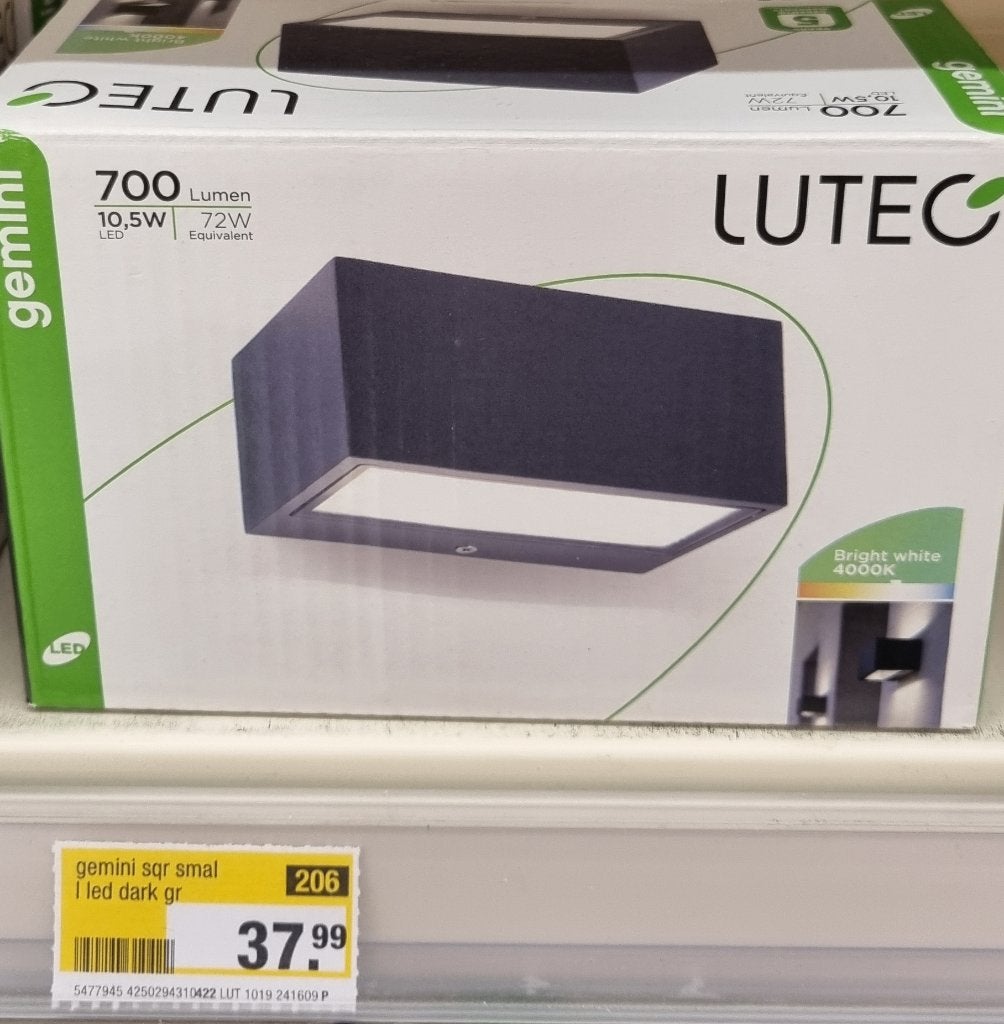 Lutec LED € 17.50 VASTE PRIJS NIEUW UIT DE DOOS, Minder dan 50 watt, Wandlamp, Ophalen of Verzenden, Netvoeding