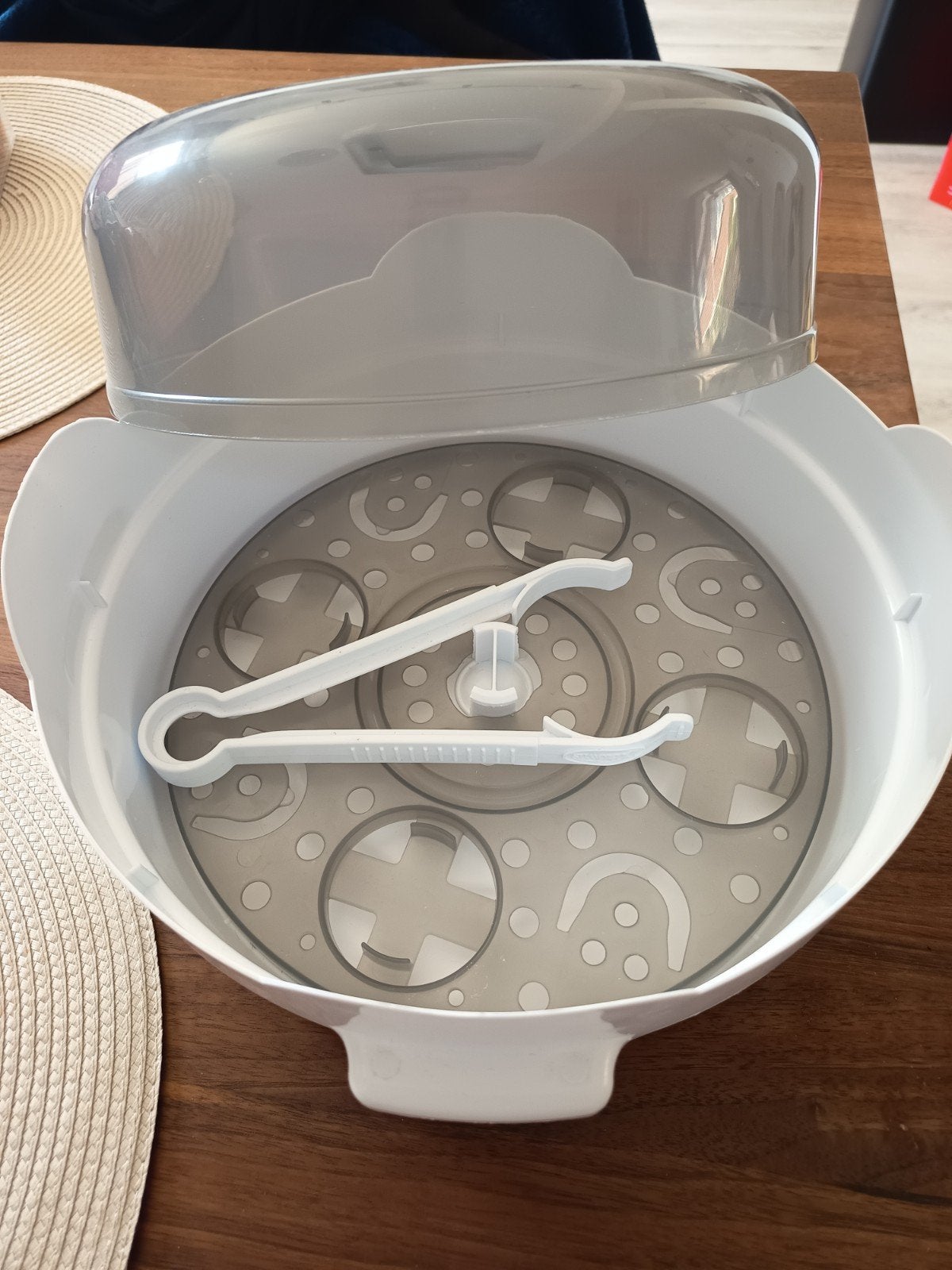 Dr. Brown's magnetron sterilisator, Ophalen, Zo goed als nieuw