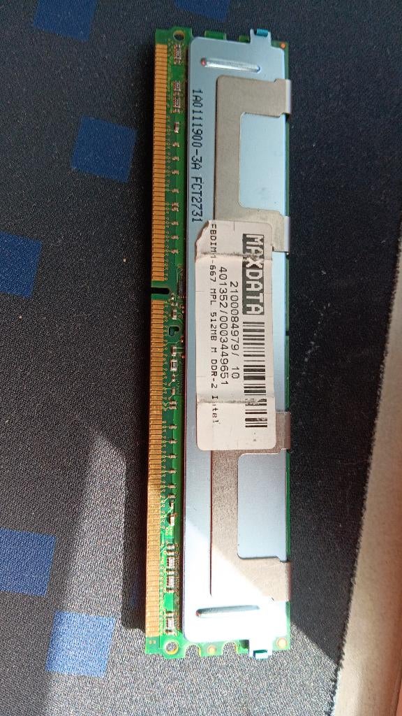 ddr2 Maxdata 512MB 667MHz FB-DIMM, Ophalen, Gebruikt, Server, DDR2