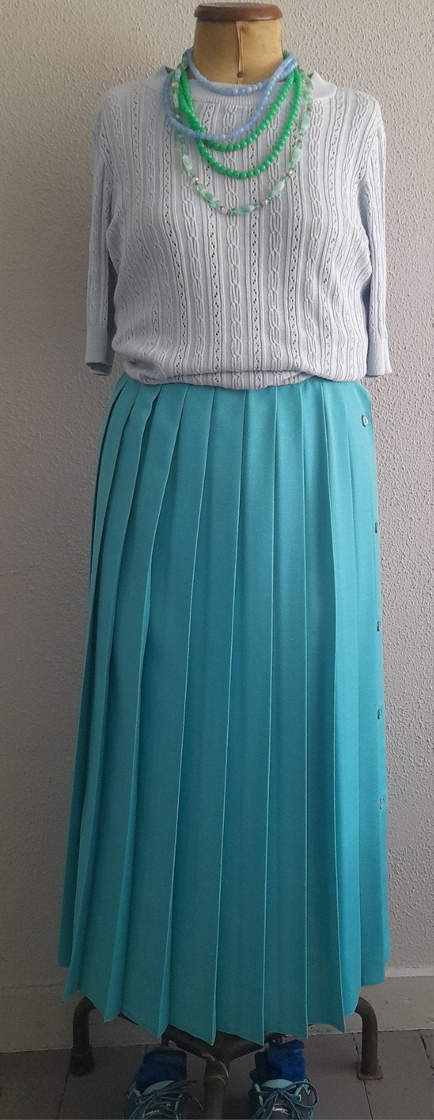 Prachtige Vintage Plooirok Retro Kleding maat 34 /  36, Kleding | Dames, Ophalen of Verzenden, Zo goed als nieuw, Maat 36 (S)