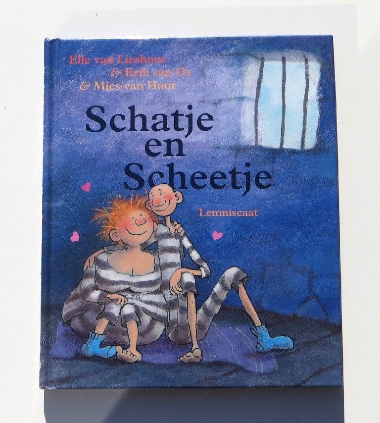 Mini Prent Lemniscaat 2639: Schatje en Scheetje 3,5+, Boeken, 3 tot 4 jaar, Elle van Lieshout & Erik van Os, Ophalen of Verzenden