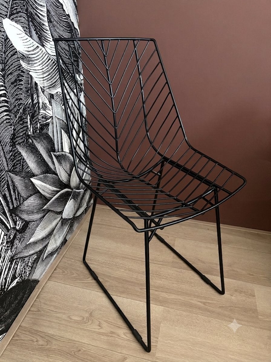 Zwarte eetstoelen (2stuks) Sissy Boy, Ophalen, Twee, Zwart, Zo goed als nieuw