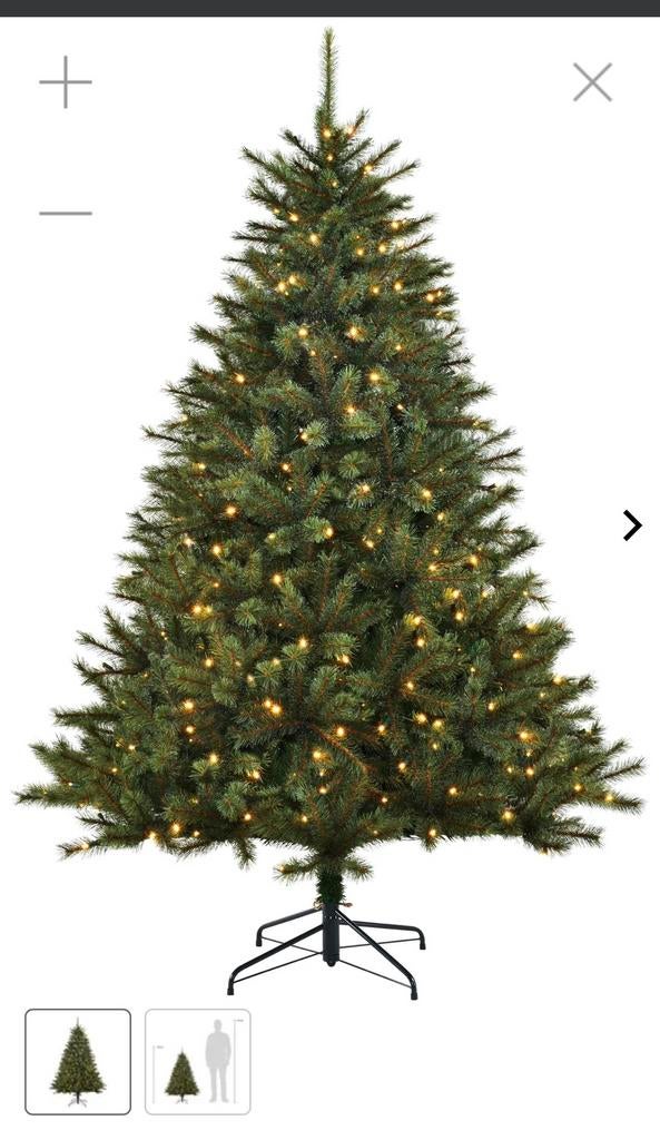 Jade kerstboom 120 cm hoog en diameter 97 met verlichting, Ophalen, Zo goed als nieuw