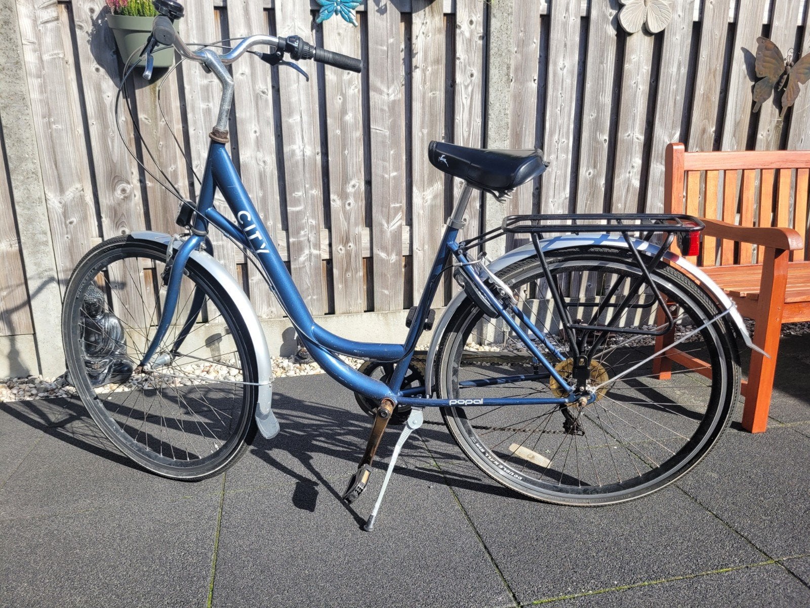 Damesfiets Popal City, Gebruikt, Velgrem, Versnellingen, 50 tot 53 cm