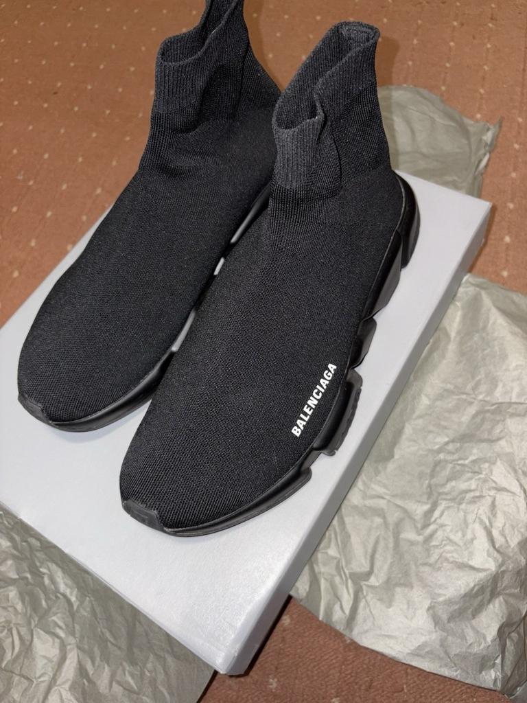 Balenciaga Speed Trainer Sneakers Zwart, Kleding | Heren, Schoenen, Ophalen of Verzenden, Zo goed als nieuw, Zwart