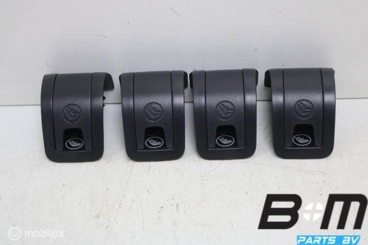 Set isofix afdekkappen VW Golf 7 FL 5G0887233
